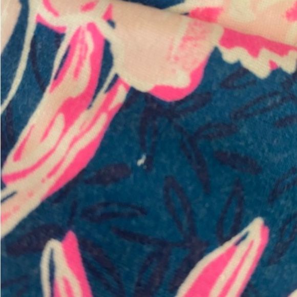 Lilly Pulitzer Inky navy flamingo knit Callahan size 2 - Picture 7 of 7